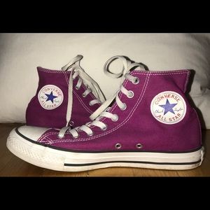 Purple High Top Converse Authentic
